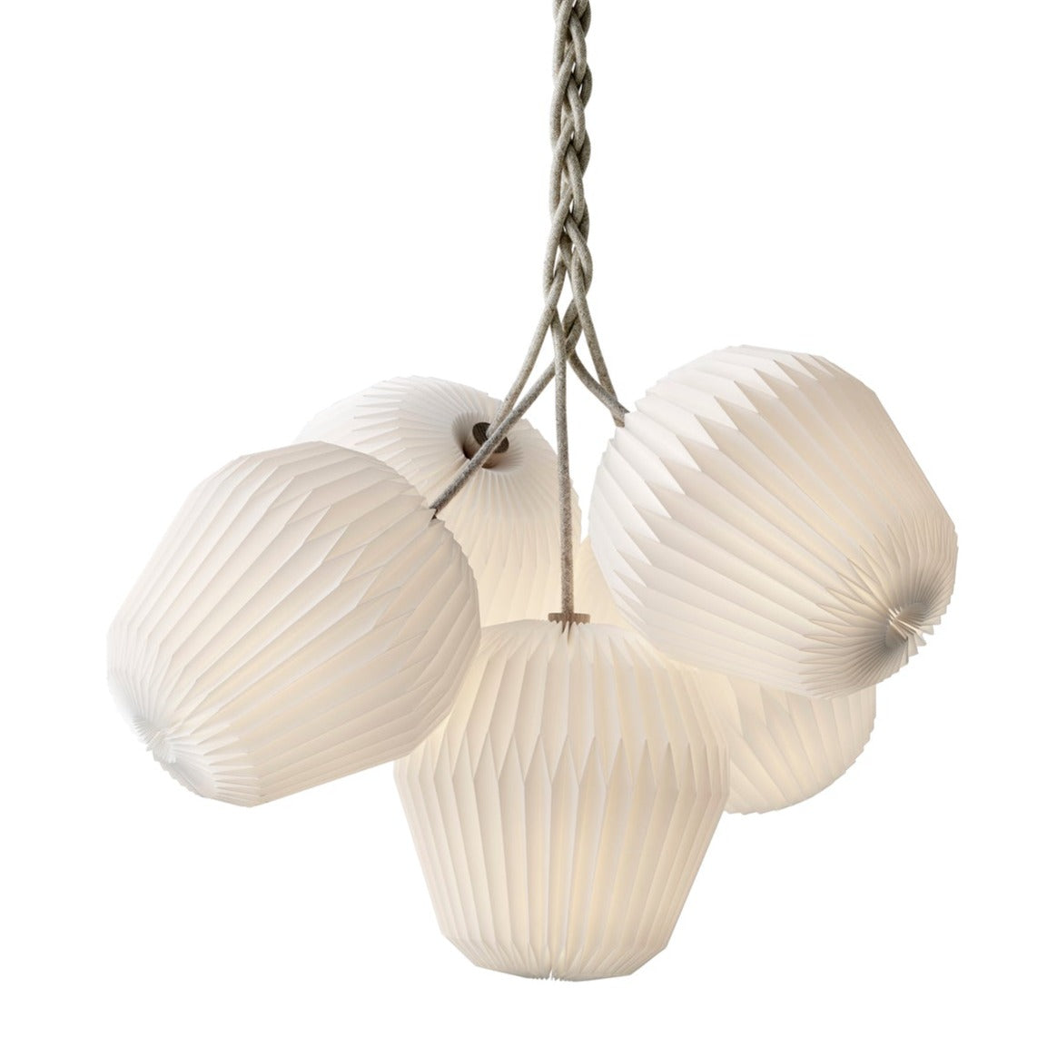 LE KLINT THE BOUQUET CHANDELIER Pendel 5 Skærme (udstillingsmodel)