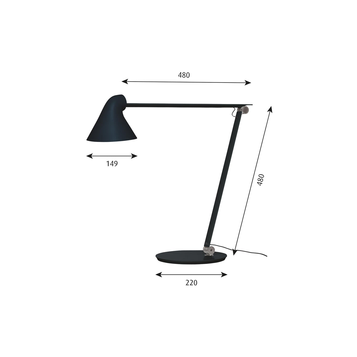 NJP BORDLAMPE
