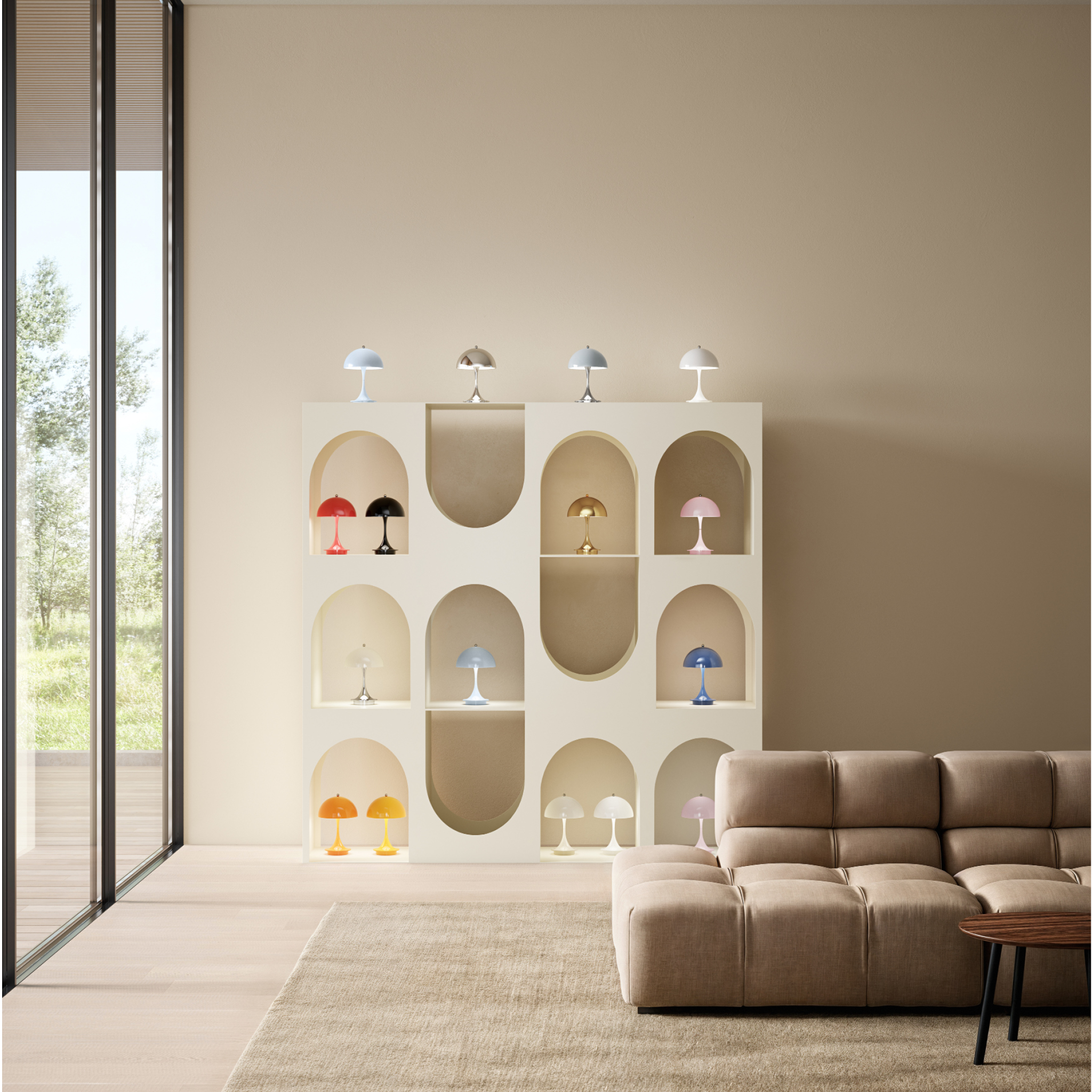 Panthella 160 Portable Bordlampe (V3) (udstillingsmodel)