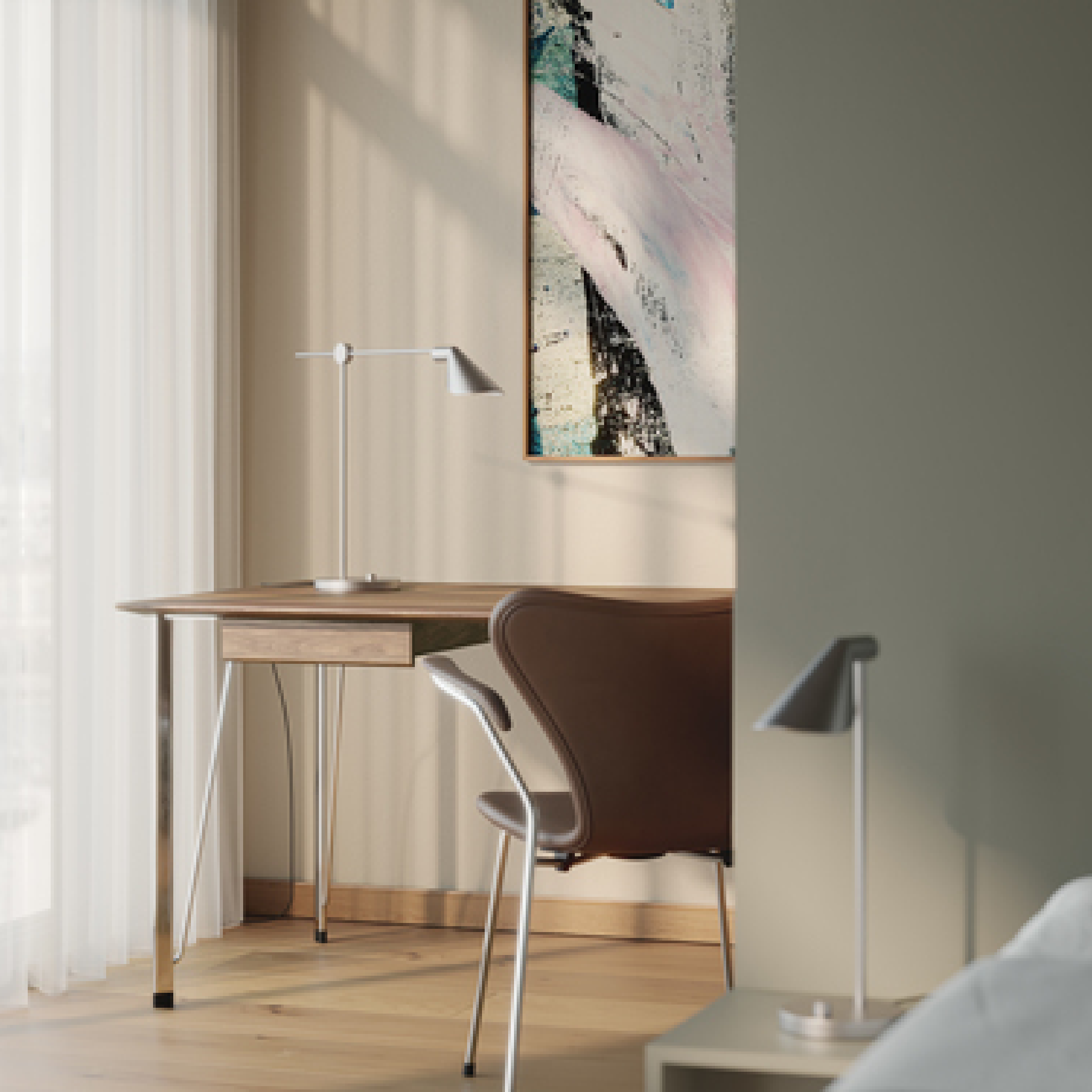 Fritz Hansen MS022 Bordlampe (udstillingsmodel)