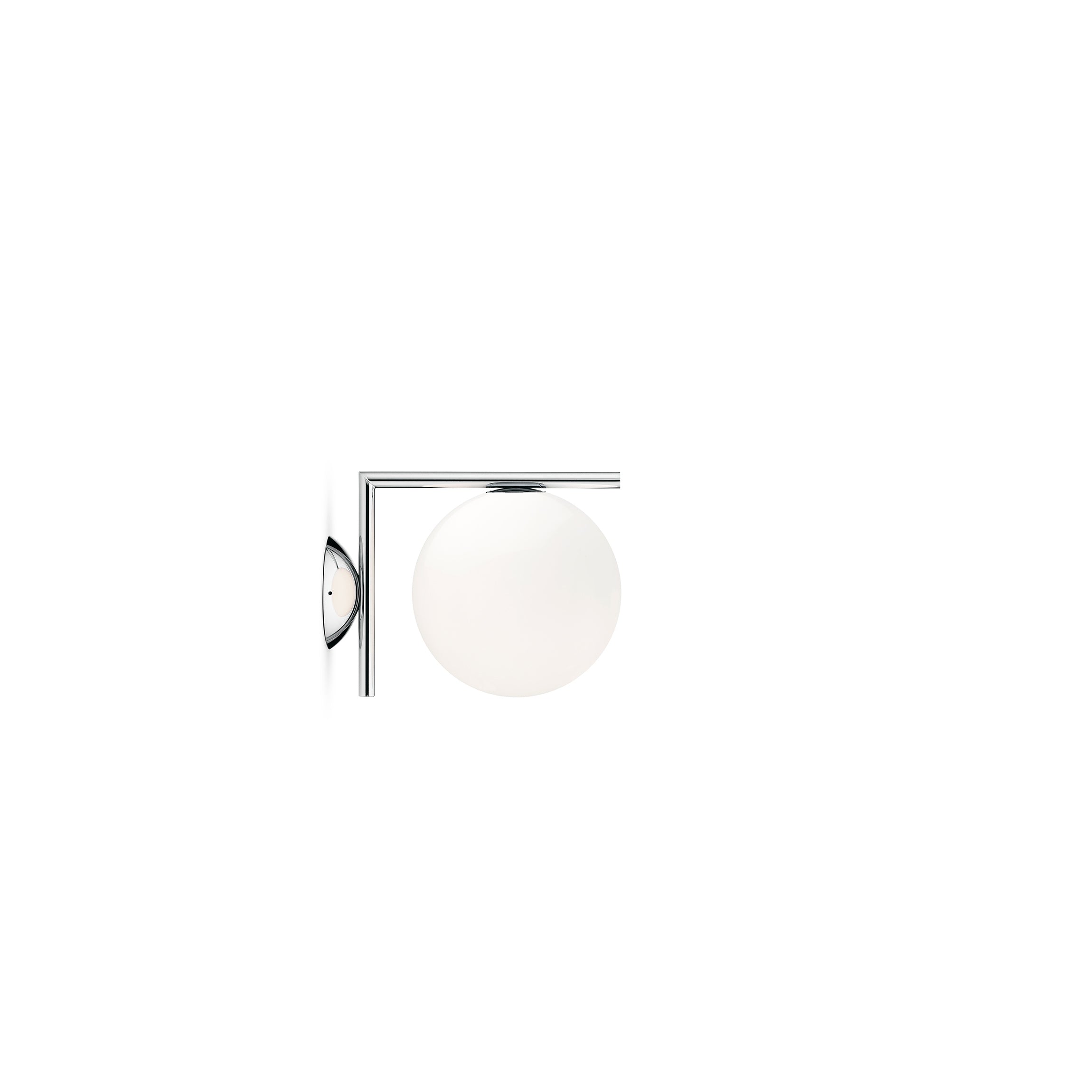 Flos IC Lights C/W 1 Væg/Loftlampe Krom (udstillingsmodel)