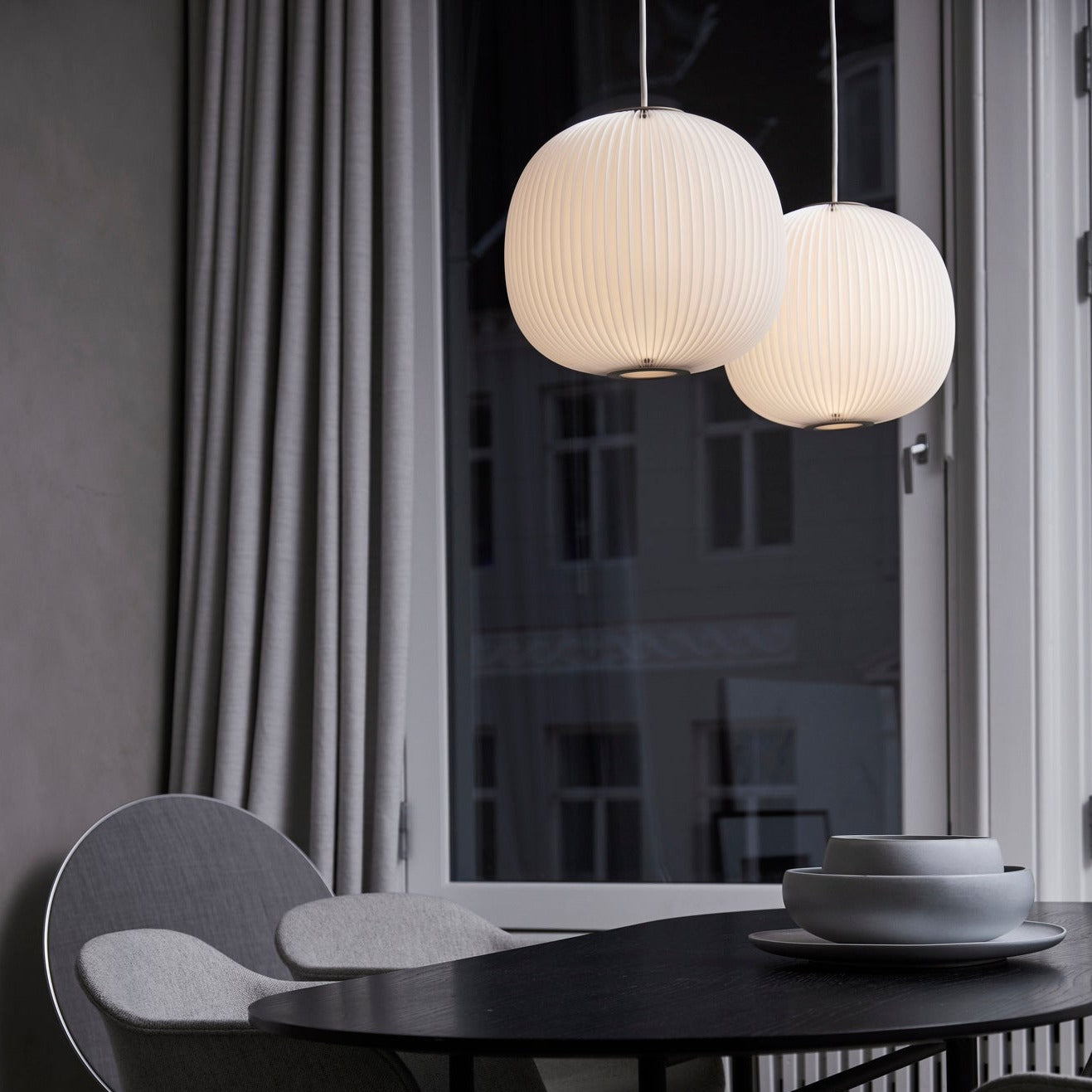 LE KLINT LAMELLA 3 Pendel Aluminium (udstillingsmodel)