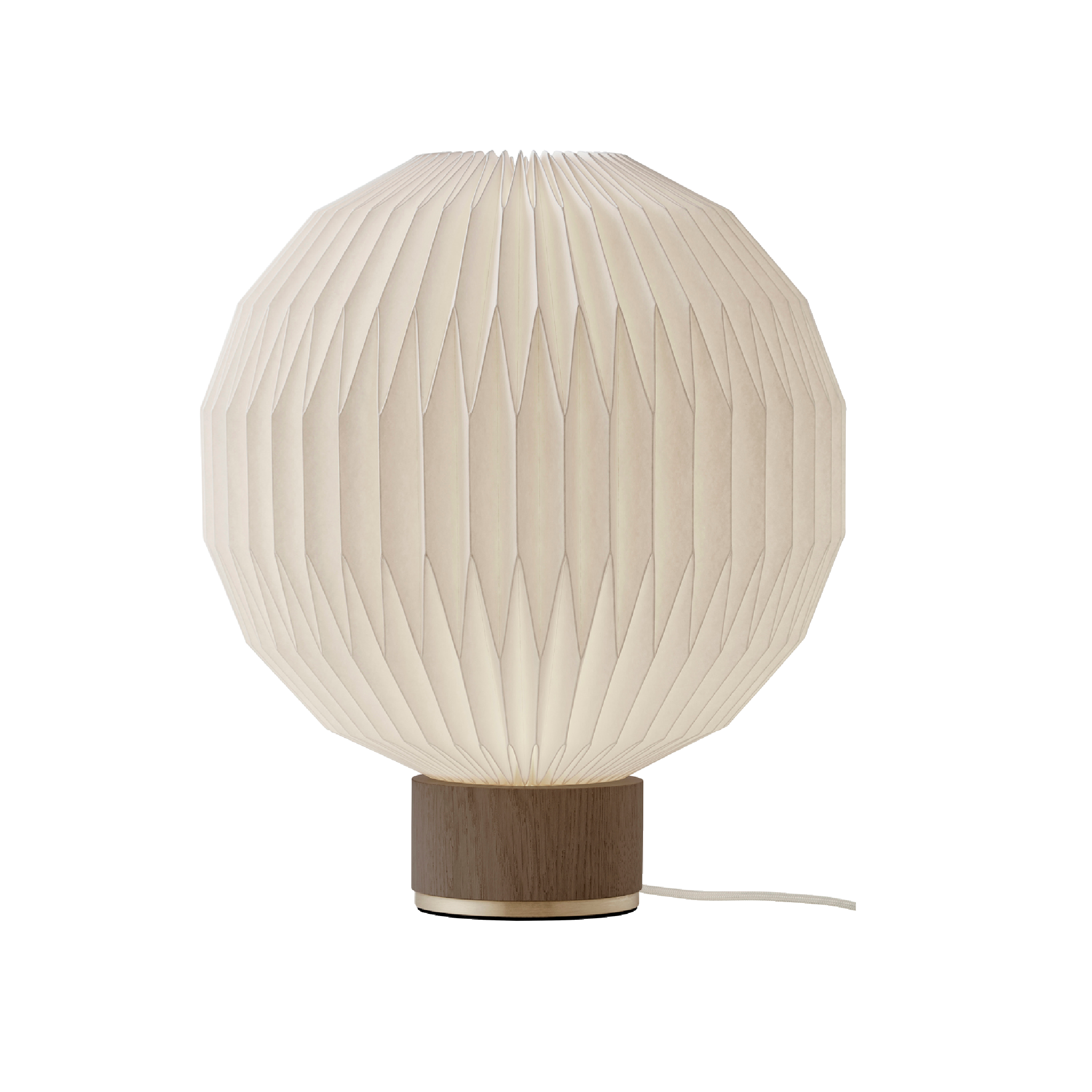 LE KLINT MODEL 375 Bordlampe Røget Eg Small (udstillingsmodel)