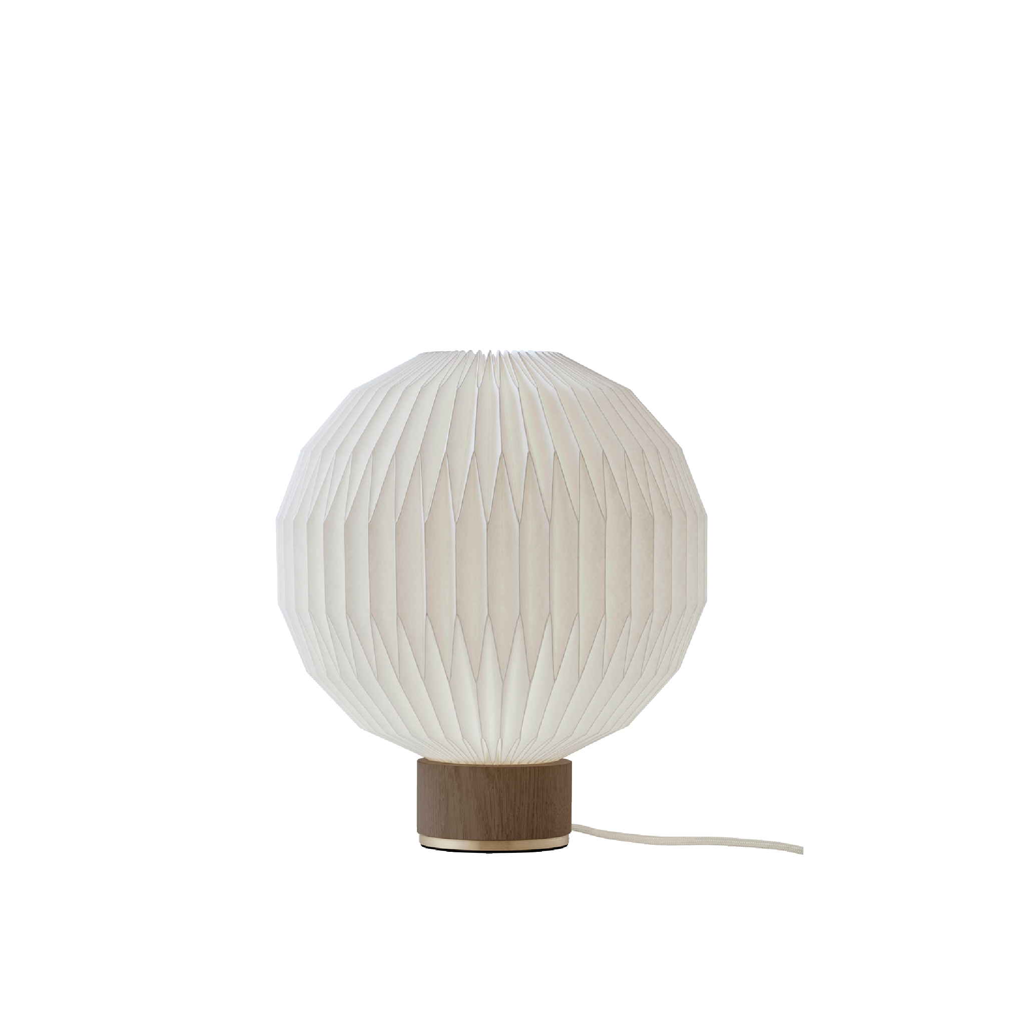 LE KLINT MODEL 375 Bordlampe Røget Eg Small (udstillingsmodel)