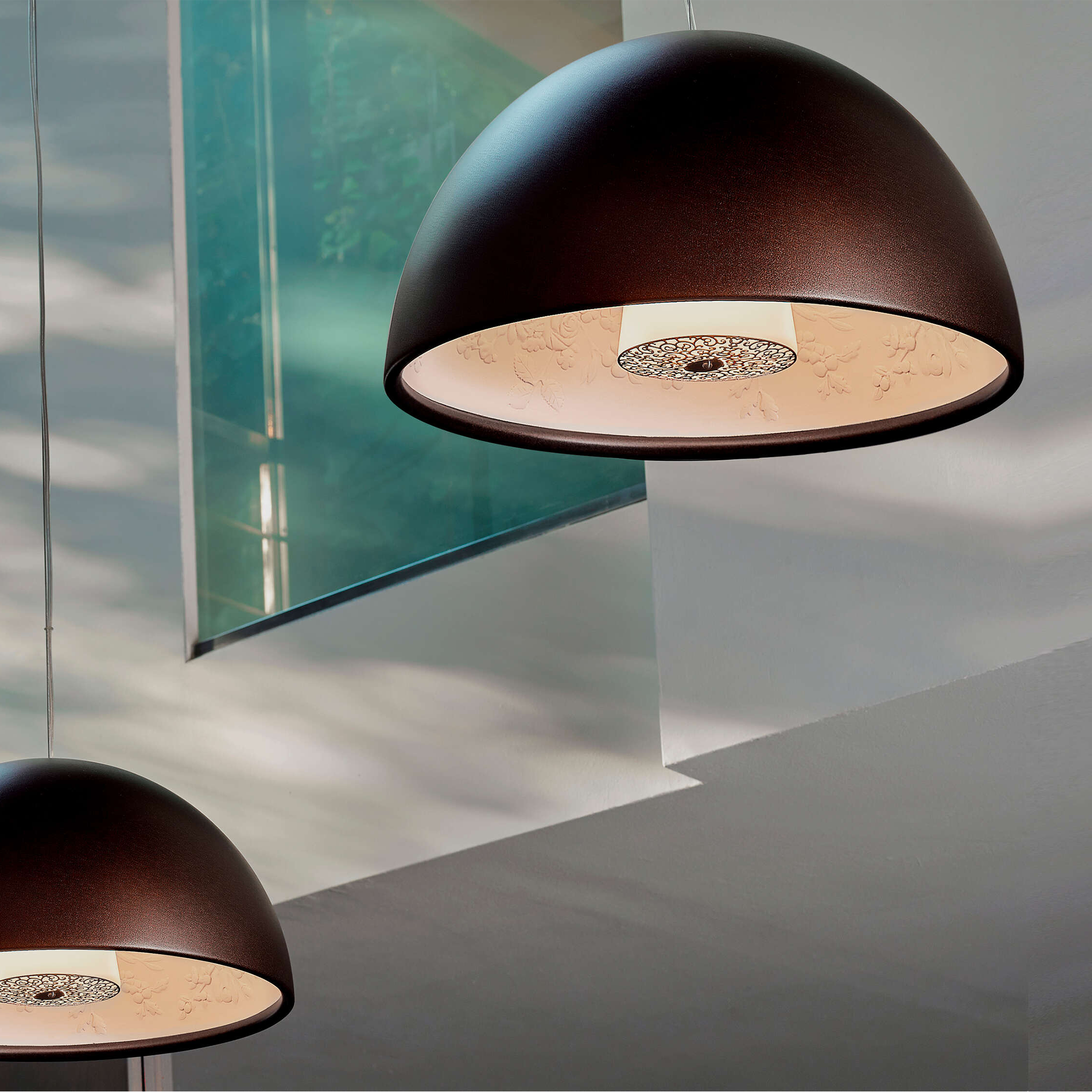 Flos Skygarden Pendel Small Matt Rust Brun (udstillingsmodel)